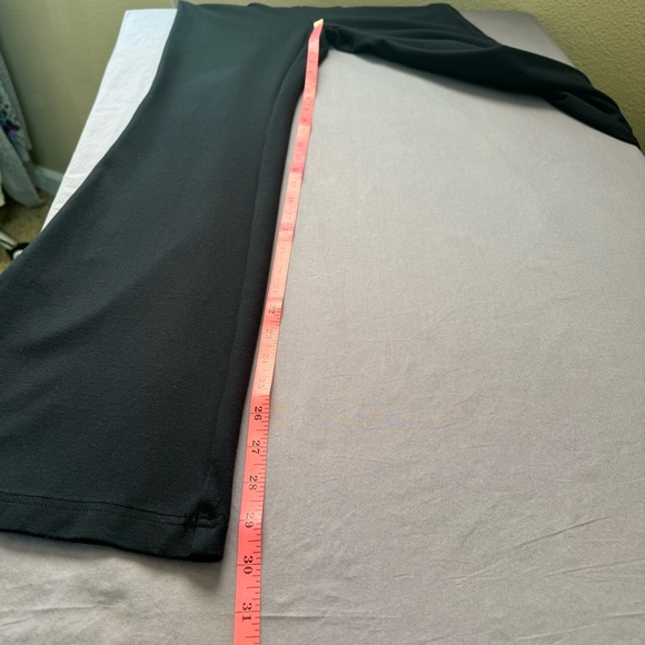 Urban Outfitters pants women 6 mid rise cross front flare leggings black - Picture 9 of 9